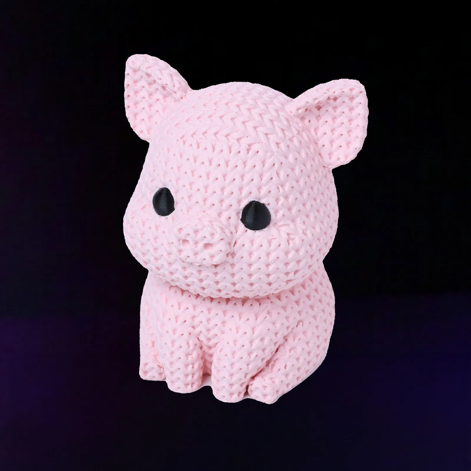 Crochet Style Pig