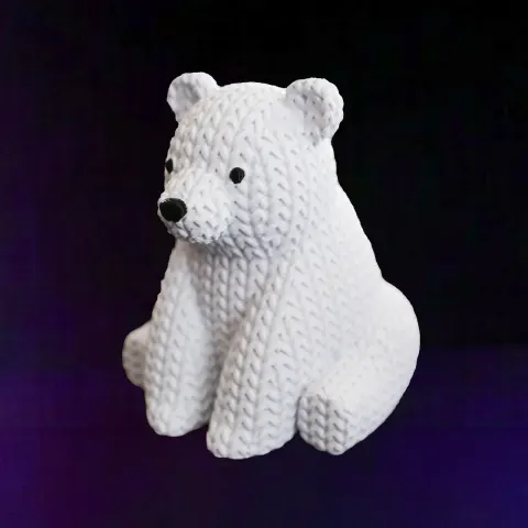 Crochet Style Polar Bear