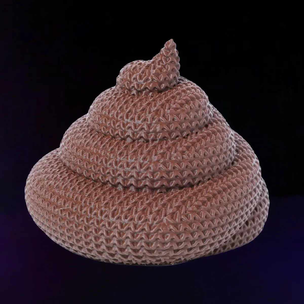 Crochet Style Pile Of Poop