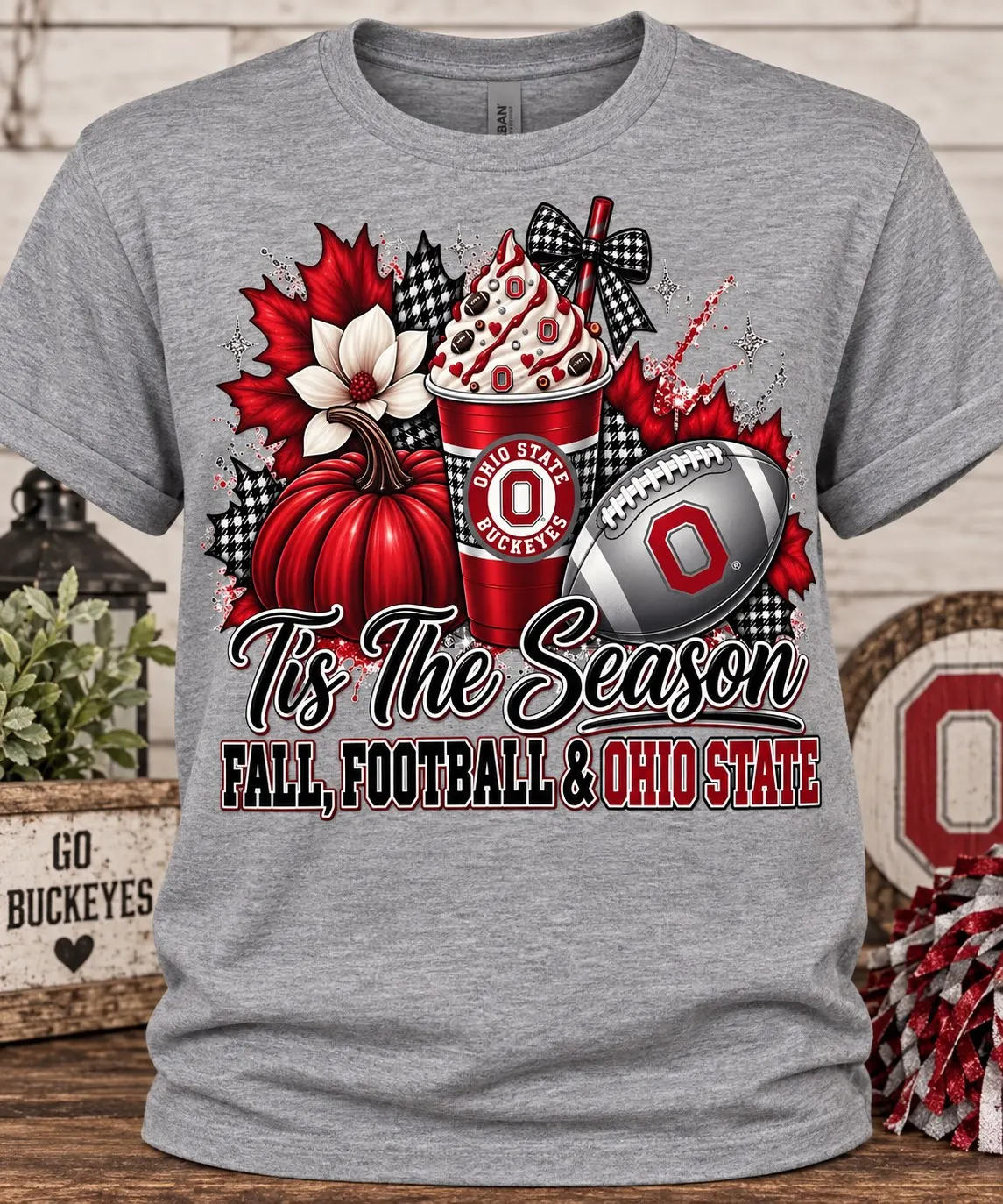 Fall, football t-shirt