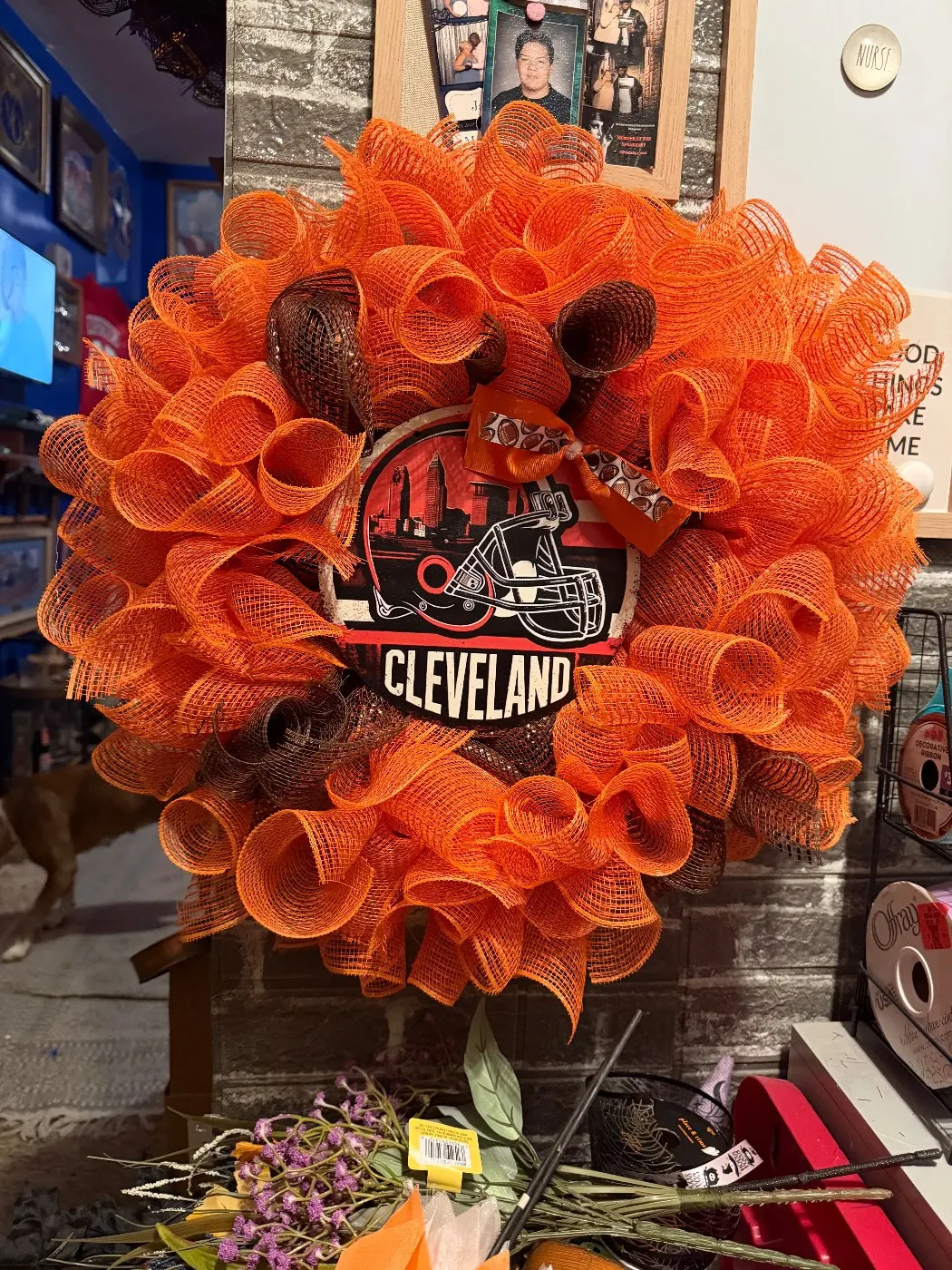 Browns wreath