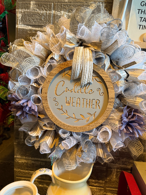 Cuddle weather wreath