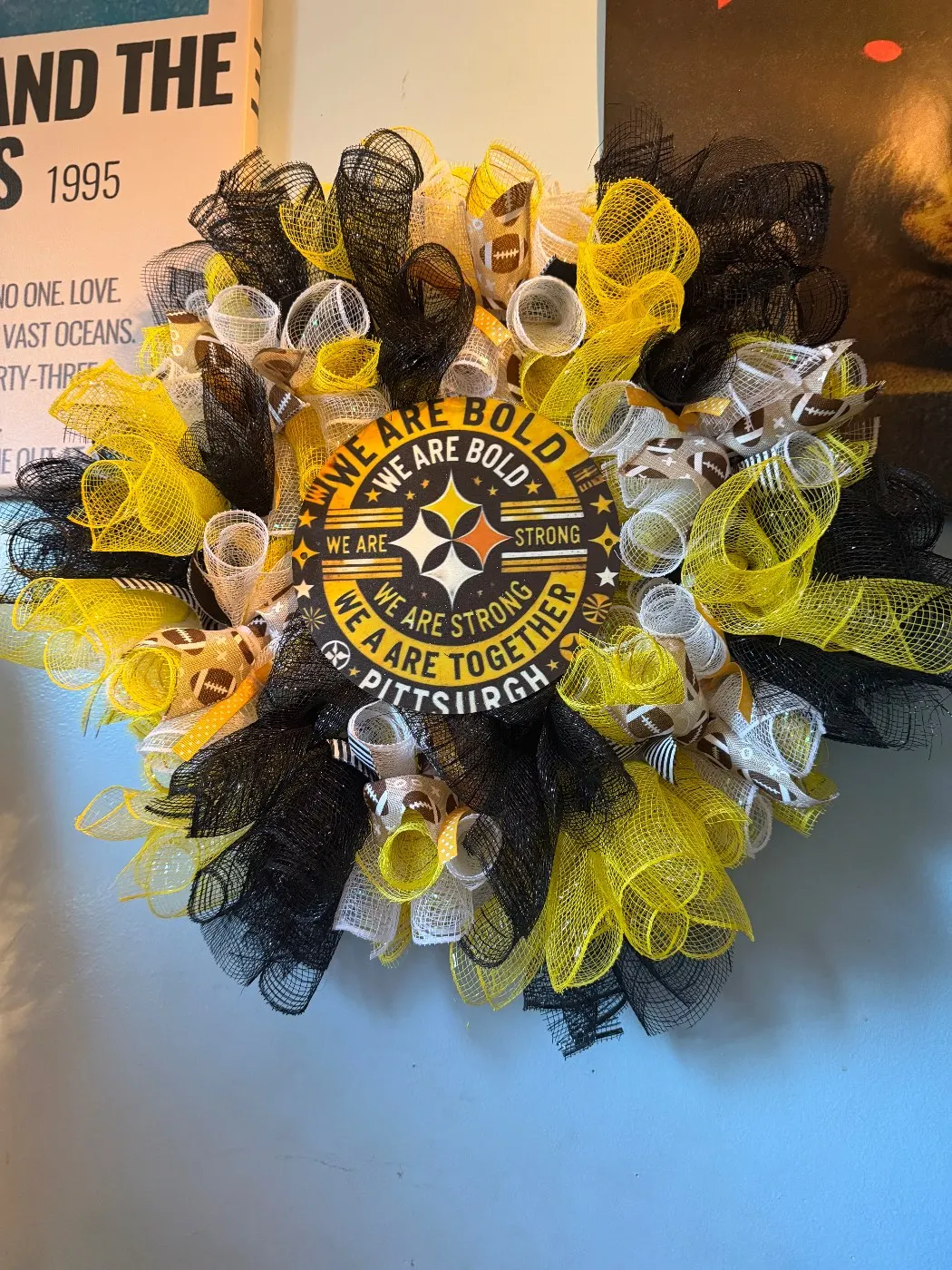 Steelers wreath