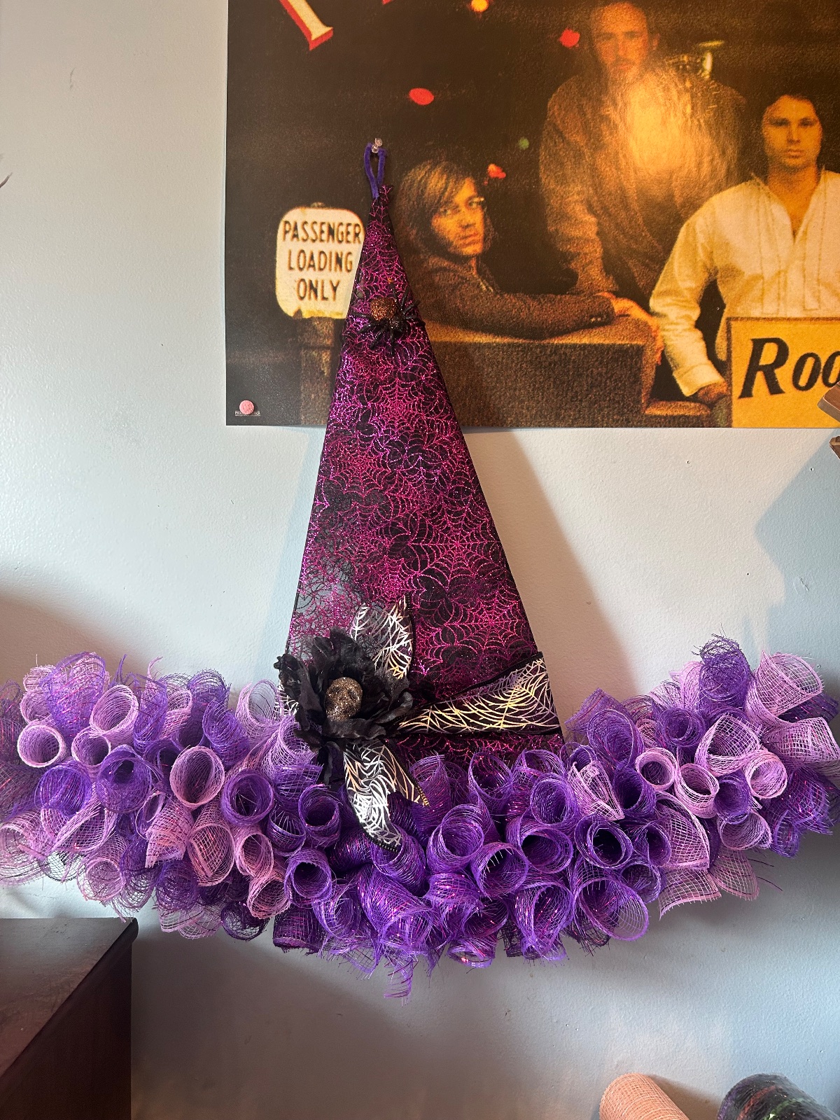 Witches hat wreath