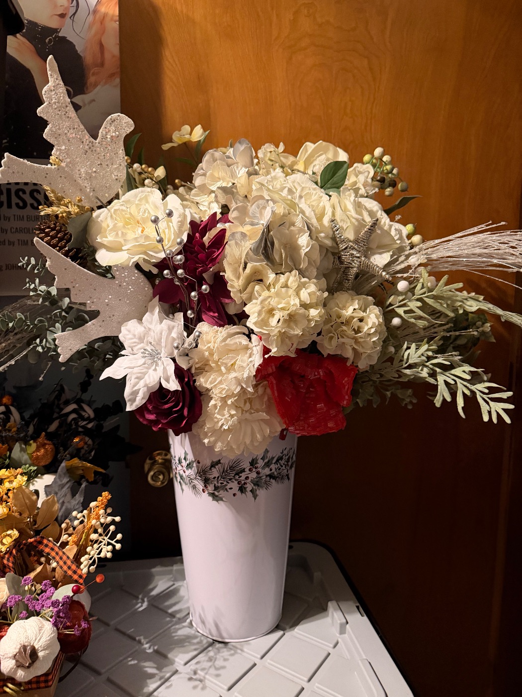 Large Christmas floral