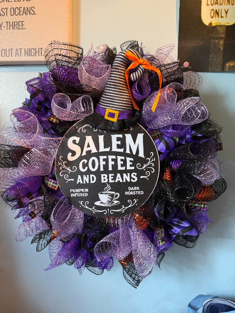 Salem coffee wreath