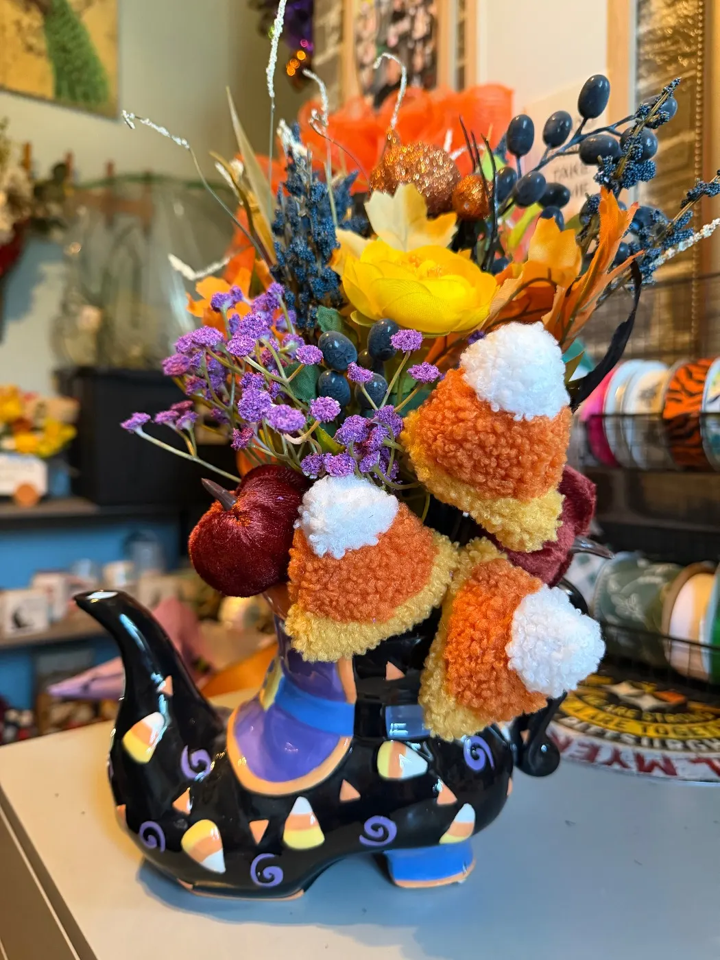 Witches boot floral