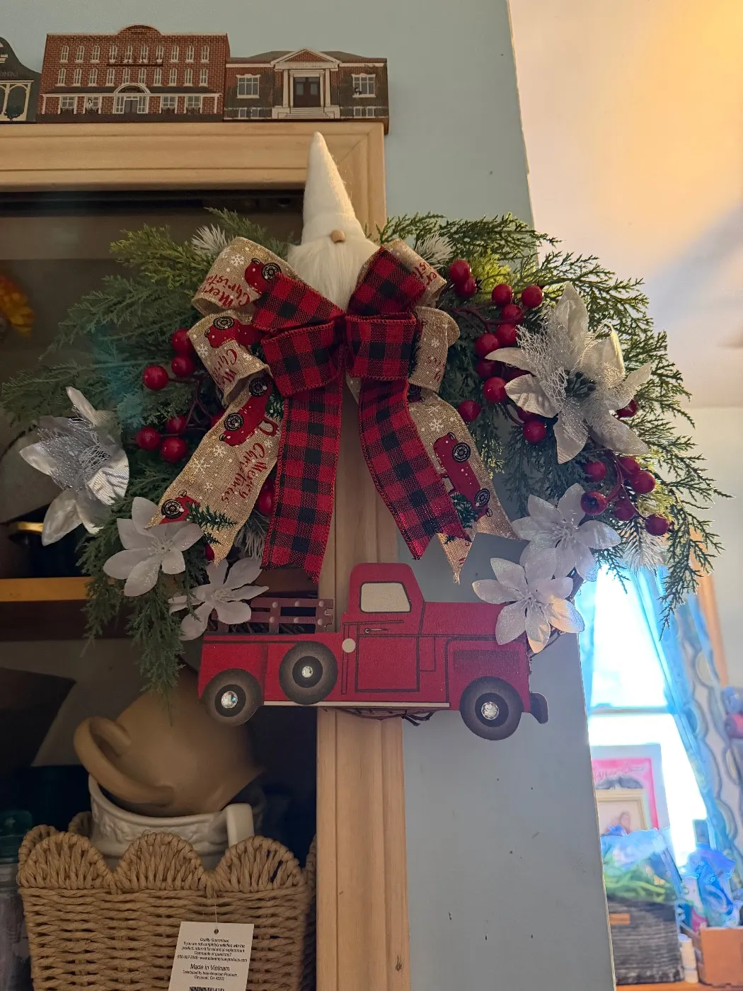 Grapevine Christmas wreath