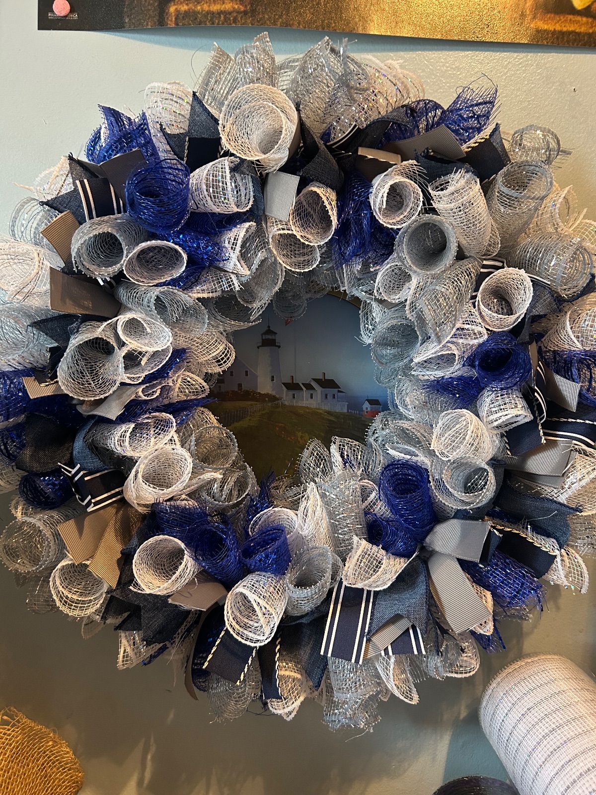 Lighthouse wreath