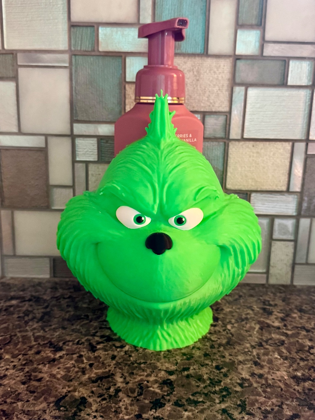 Grinch Head Soap Holder