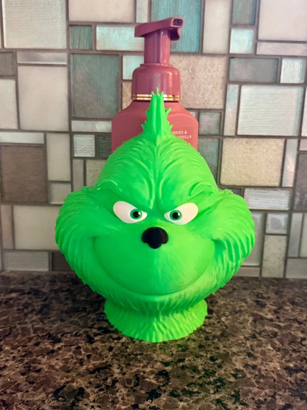 Grinch Head Soap Holder