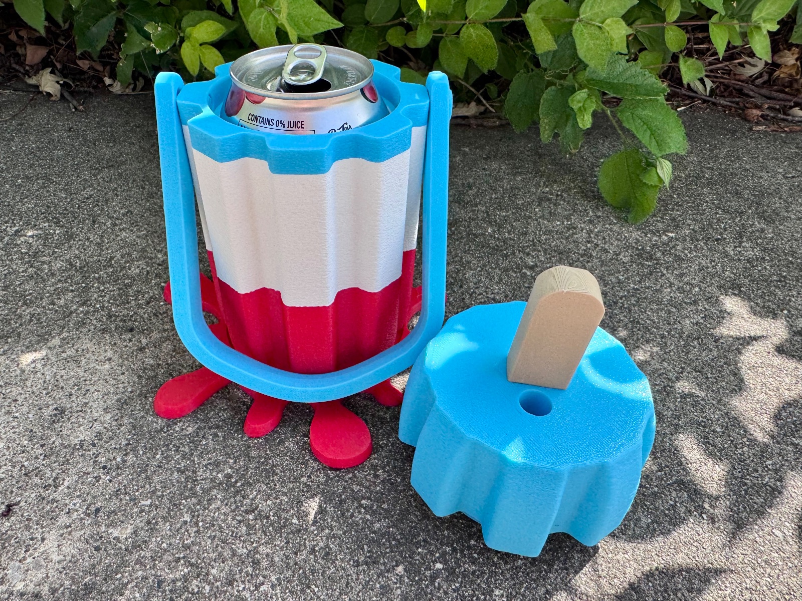 Bomb Pop 12oz Can Cooler