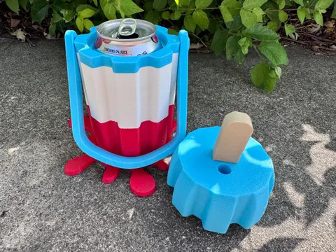 Bomb Pop 12oz Can Cooler