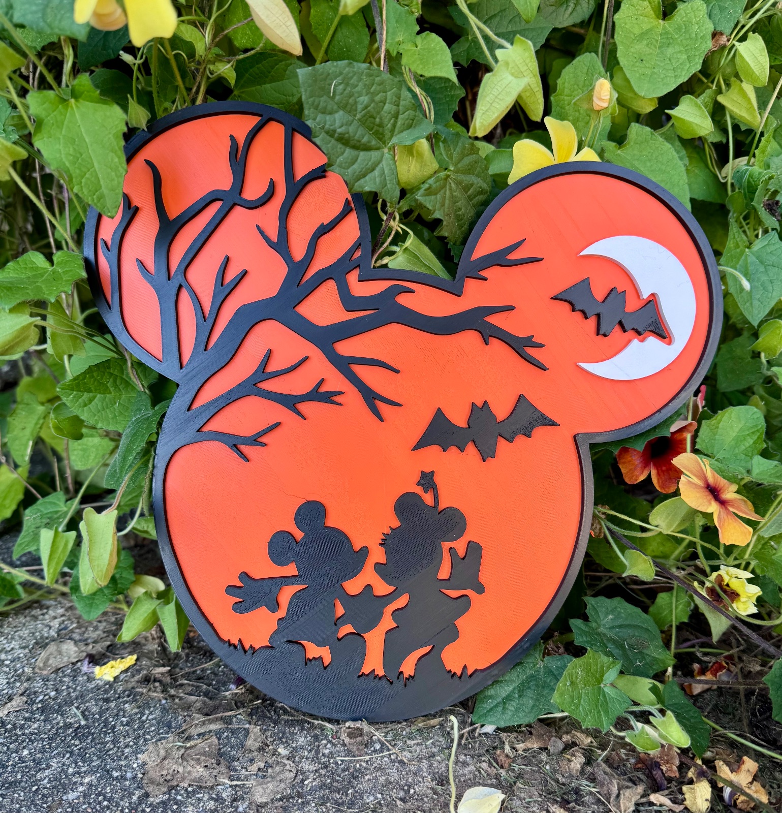 Mouse Ears Halloween Sign