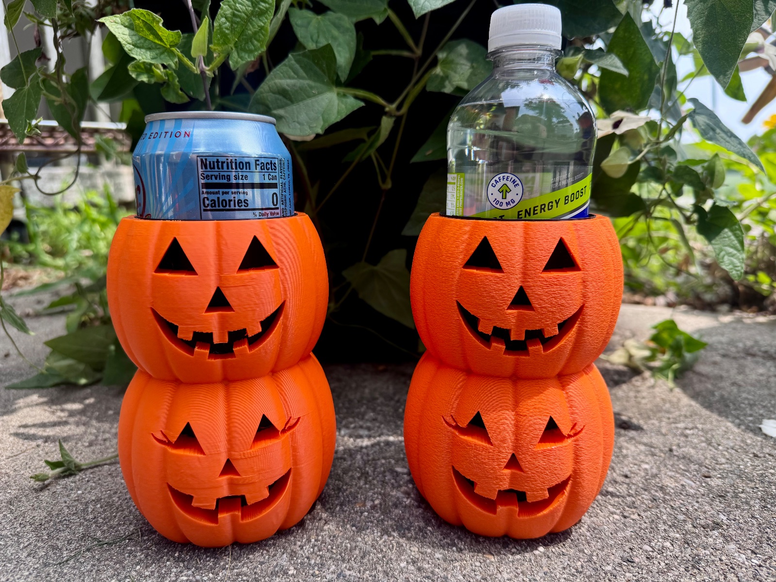 Pumpkin 12oz and Skinny Can Holder