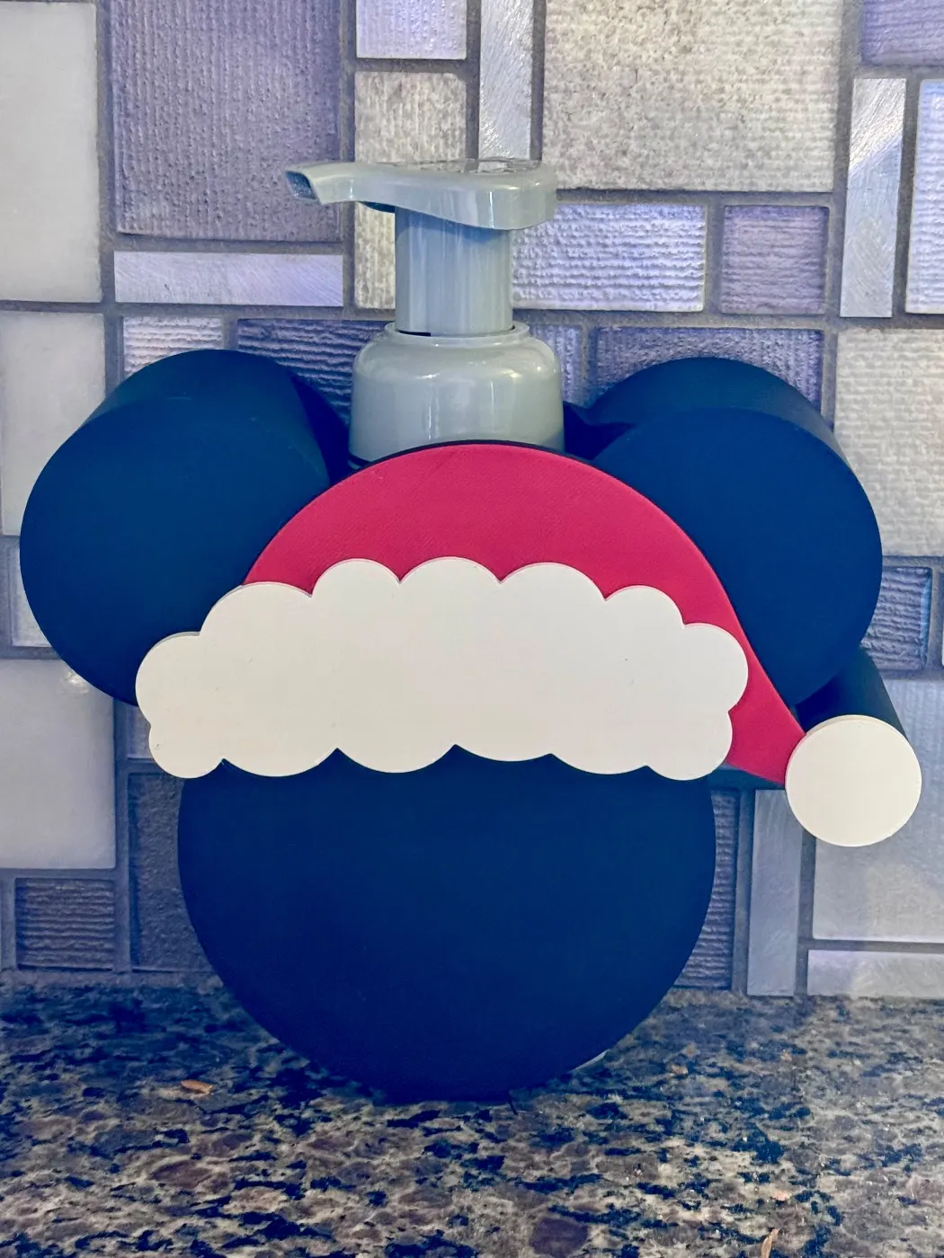 Mouse Santa Soap Holder