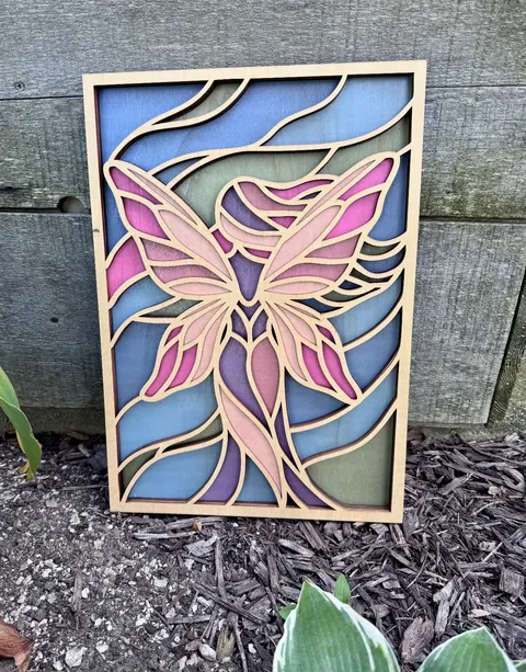Fairy Layered Wall Decor