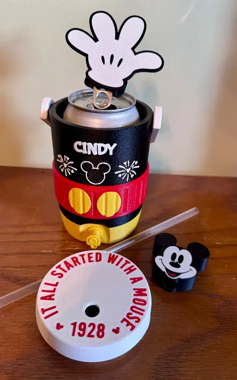 Mickey 12oz Can Cooled Set