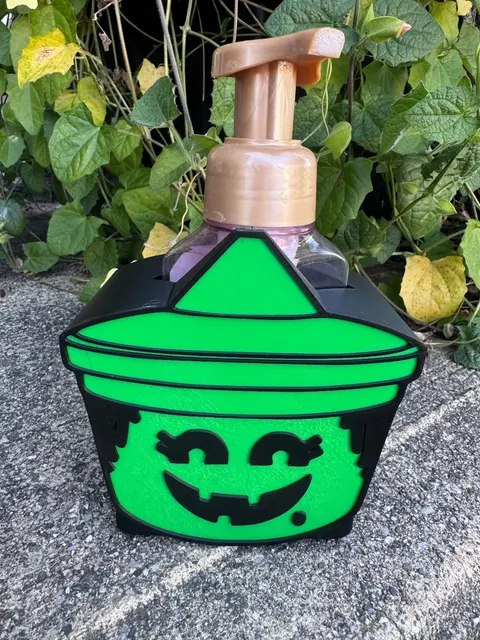 Witch Boo Bucket Soap Holder
