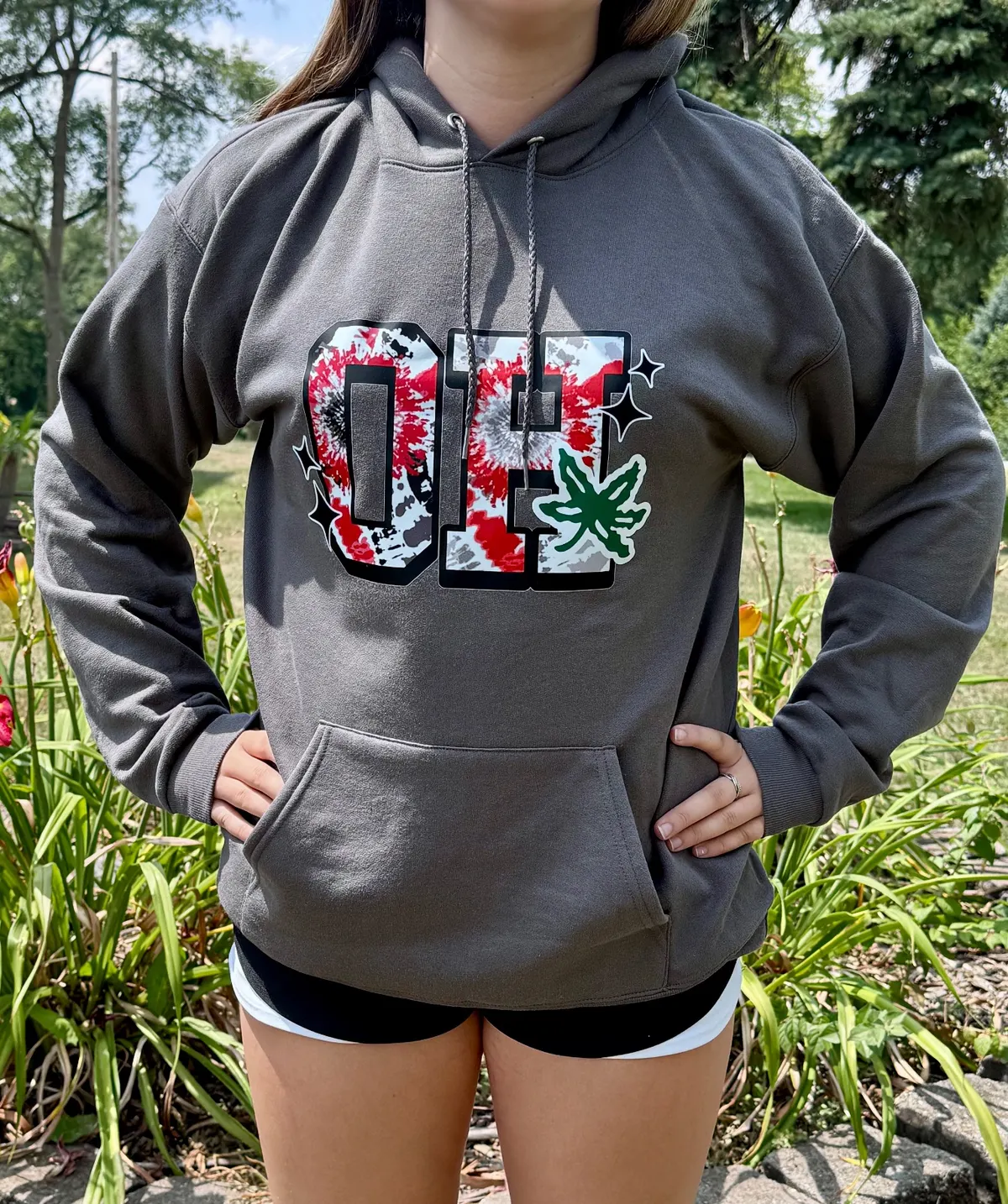 OH Buckeye Leaf Hoodie