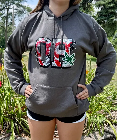 OH Buckeye Leaf Hoodie