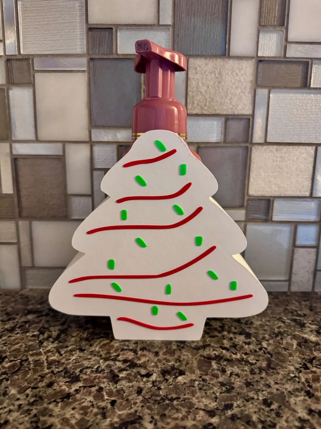 Christmas Tree Snack Cake Soap Holder