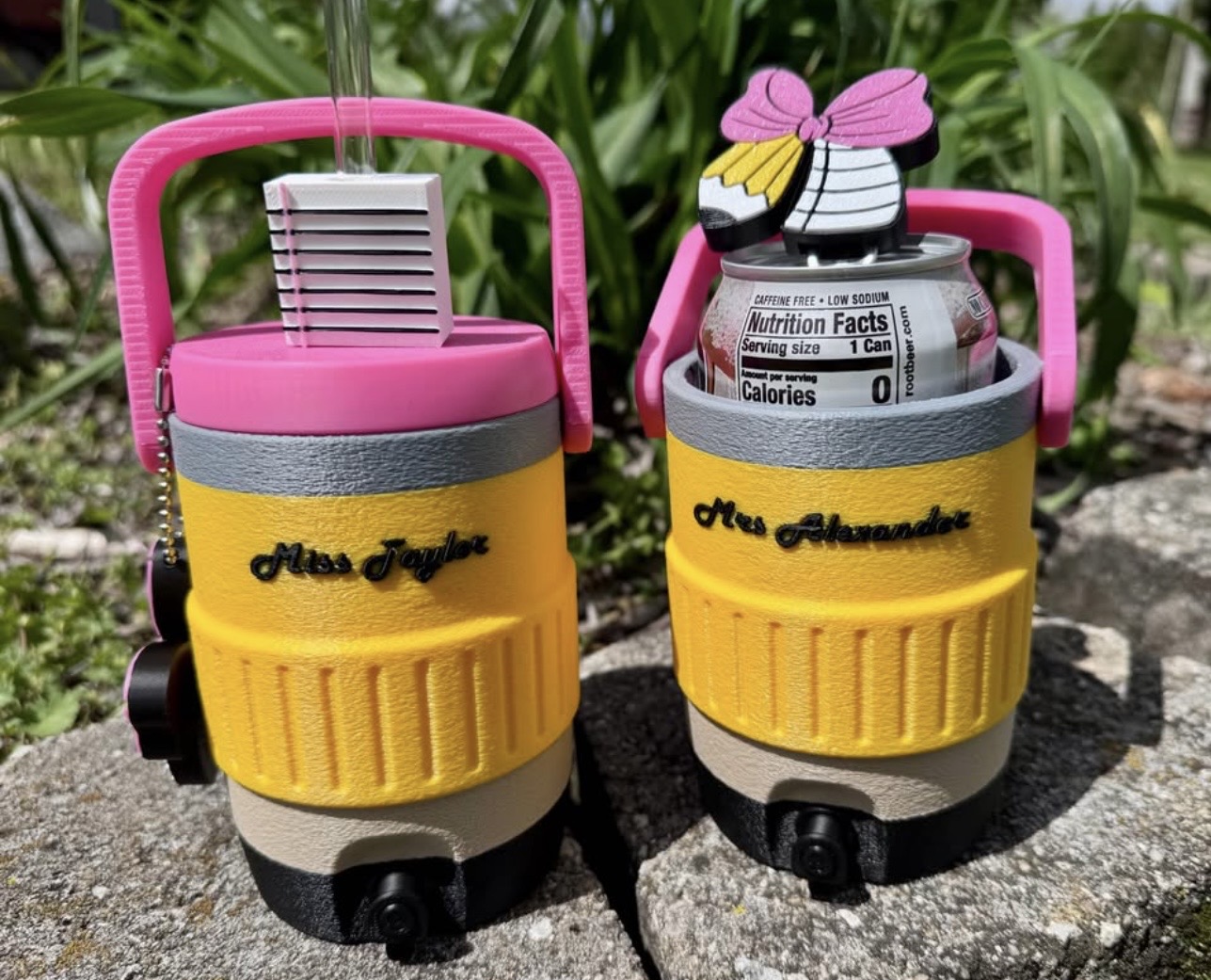 Teacher 12oz Can Cooler Set