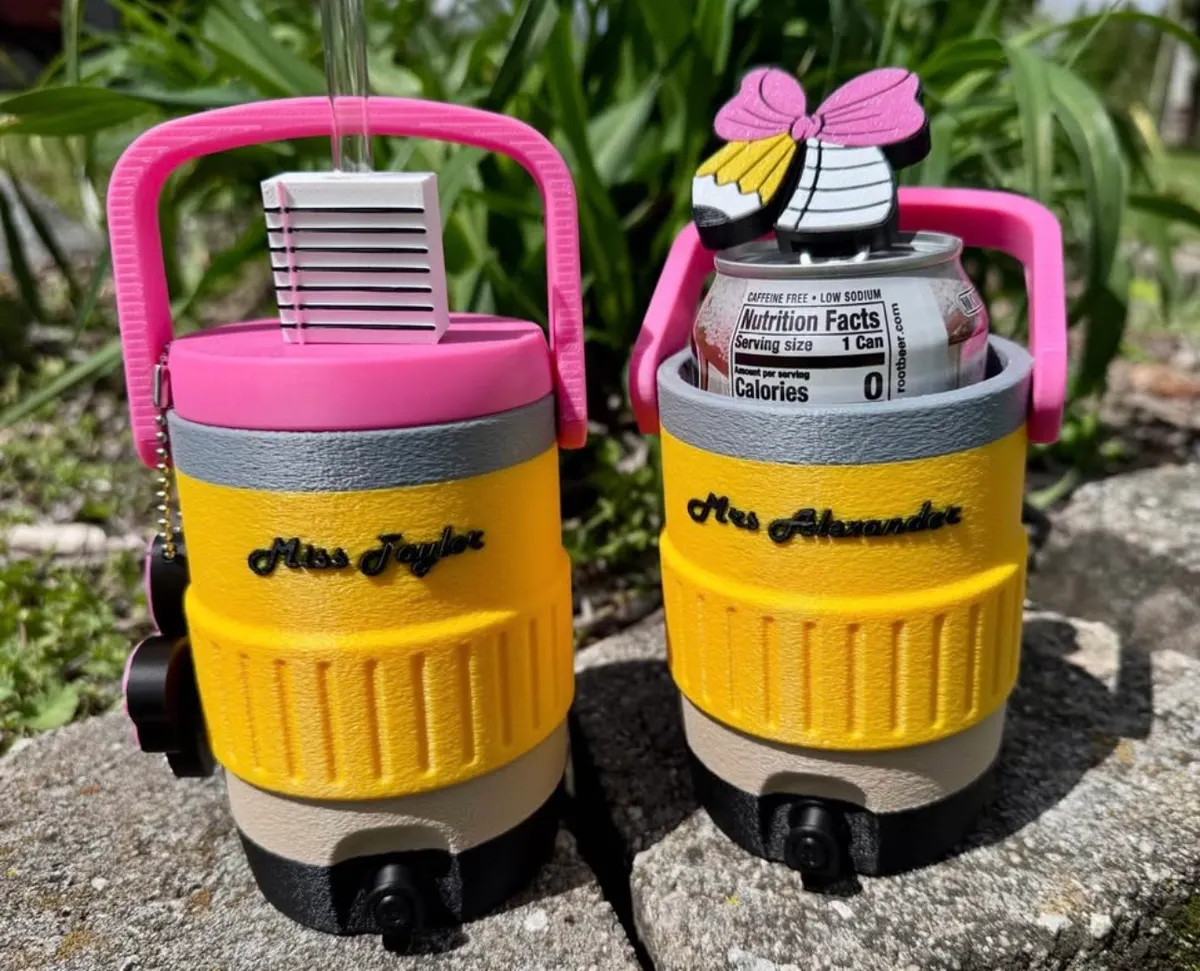 Teacher 12oz Can Cooler Set