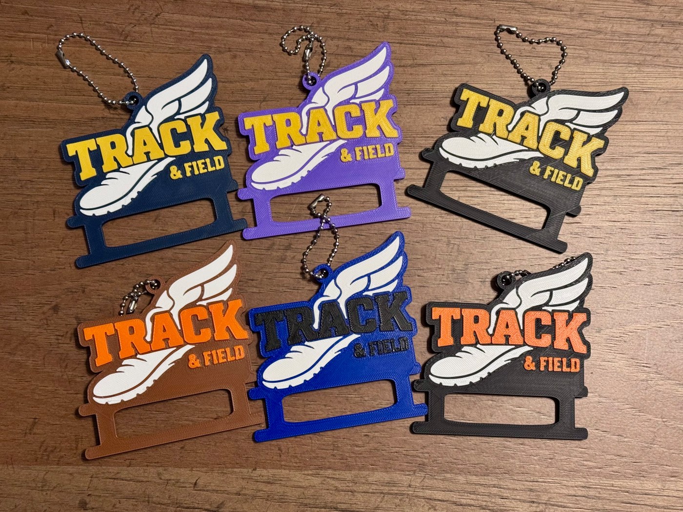 Track and Field Hair Tie Holder