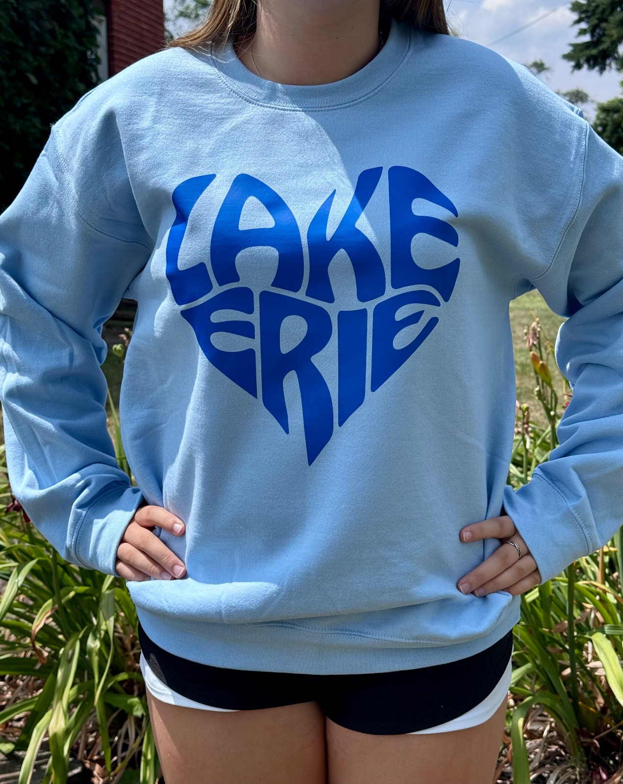Lake Erie Heart Crewneck