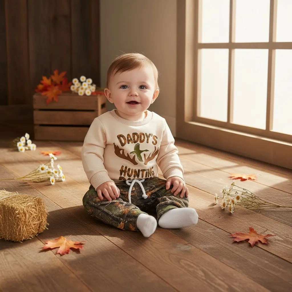 BABY BOY DADDY’s HUNTING BUDDY OUTFIT