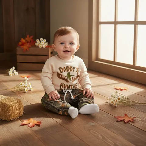 BABY BOY DADDY’s HUNTING BUDDY OUTFIT