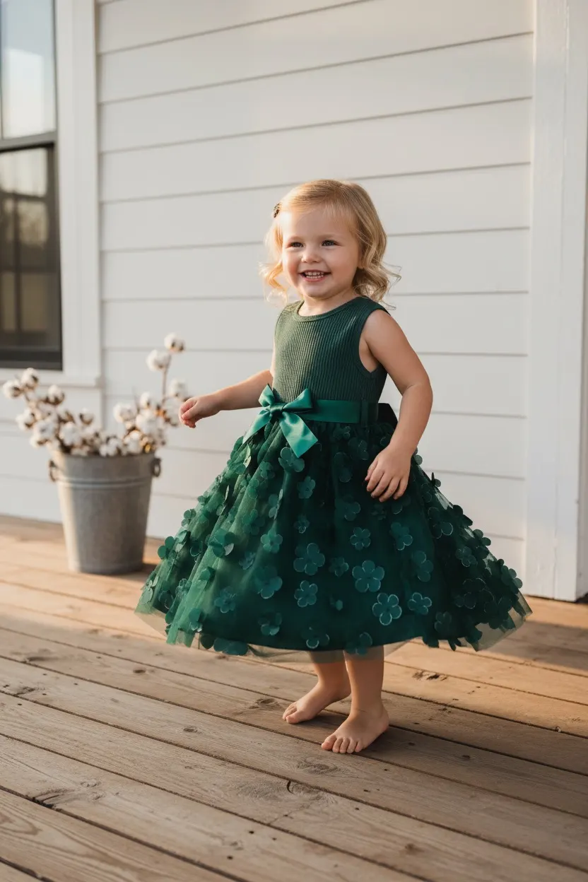 TODDLER GIRLS WINTER DRESS WITH CARDIGAN