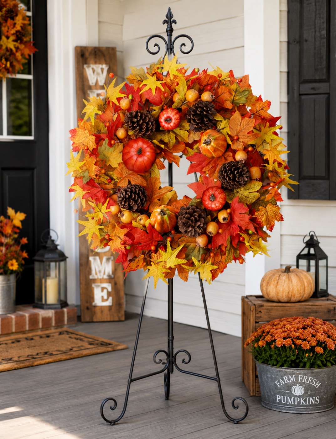 Fall Grapevine Wreath