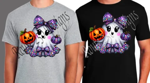 Glitter Ghost Tee