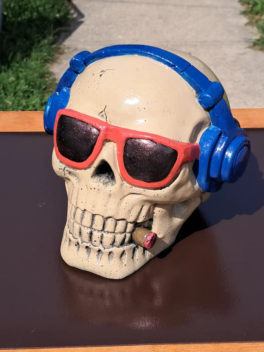 Skull with Headphones