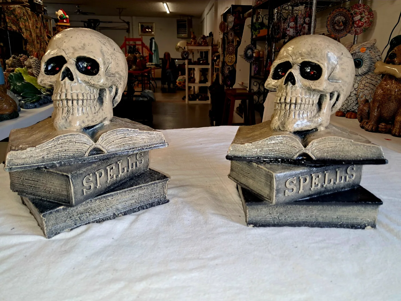 Skull on Books