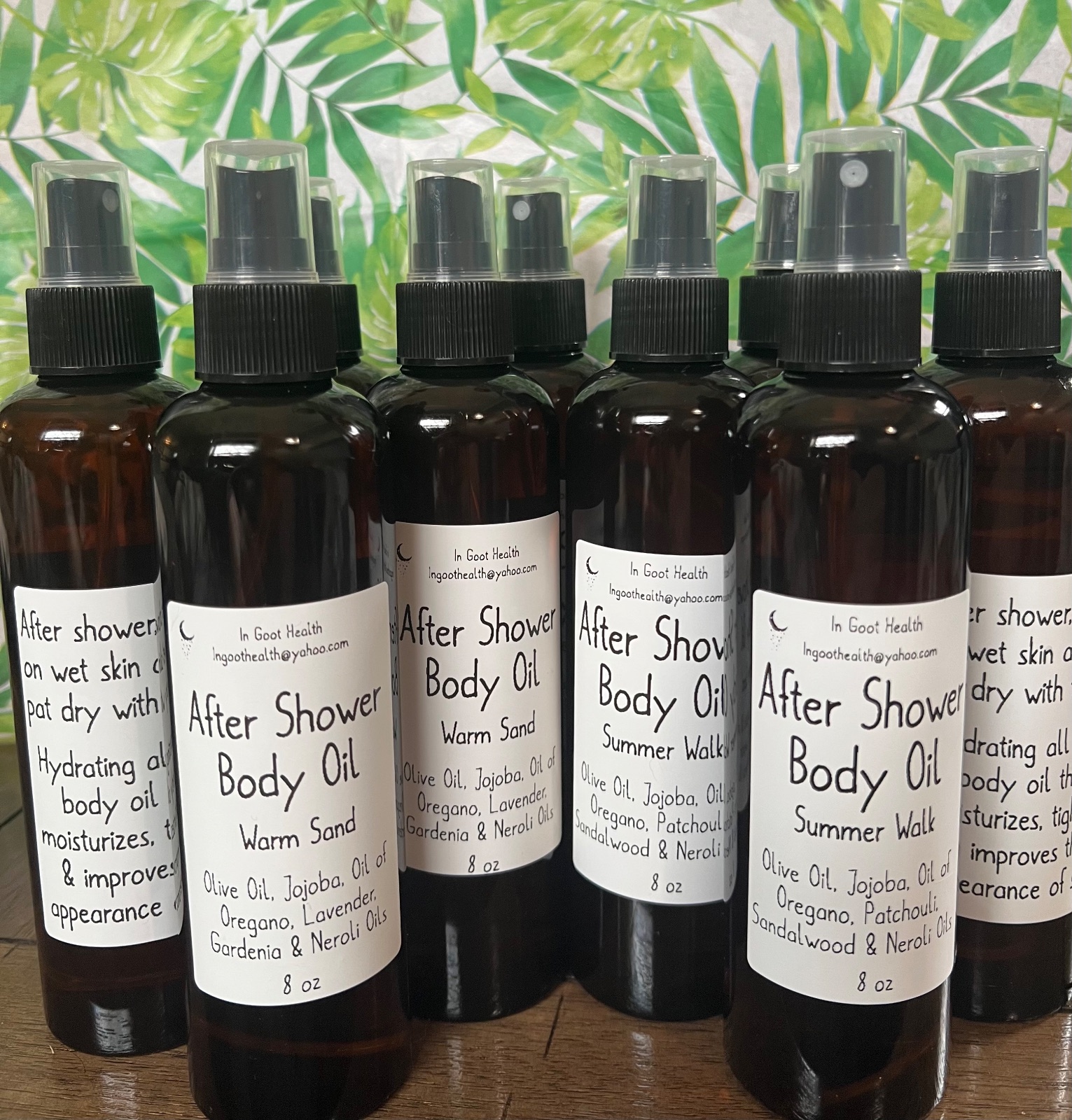 After Shower Body Oil 8 oz