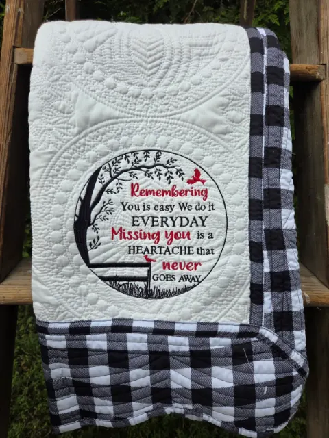 Missing you Memory Quilt
