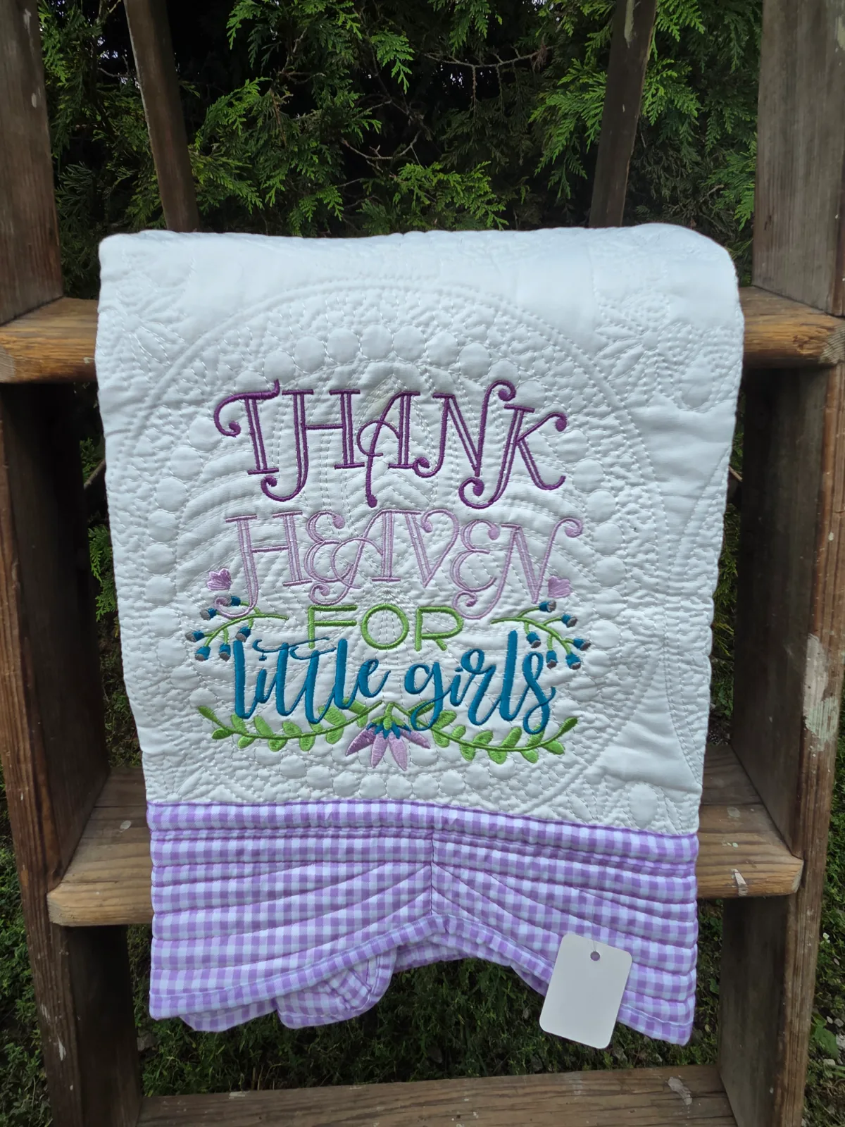 Thank heaven Baby Quilt
