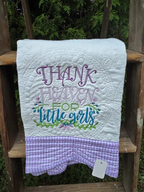 Thank heaven Baby Quilt