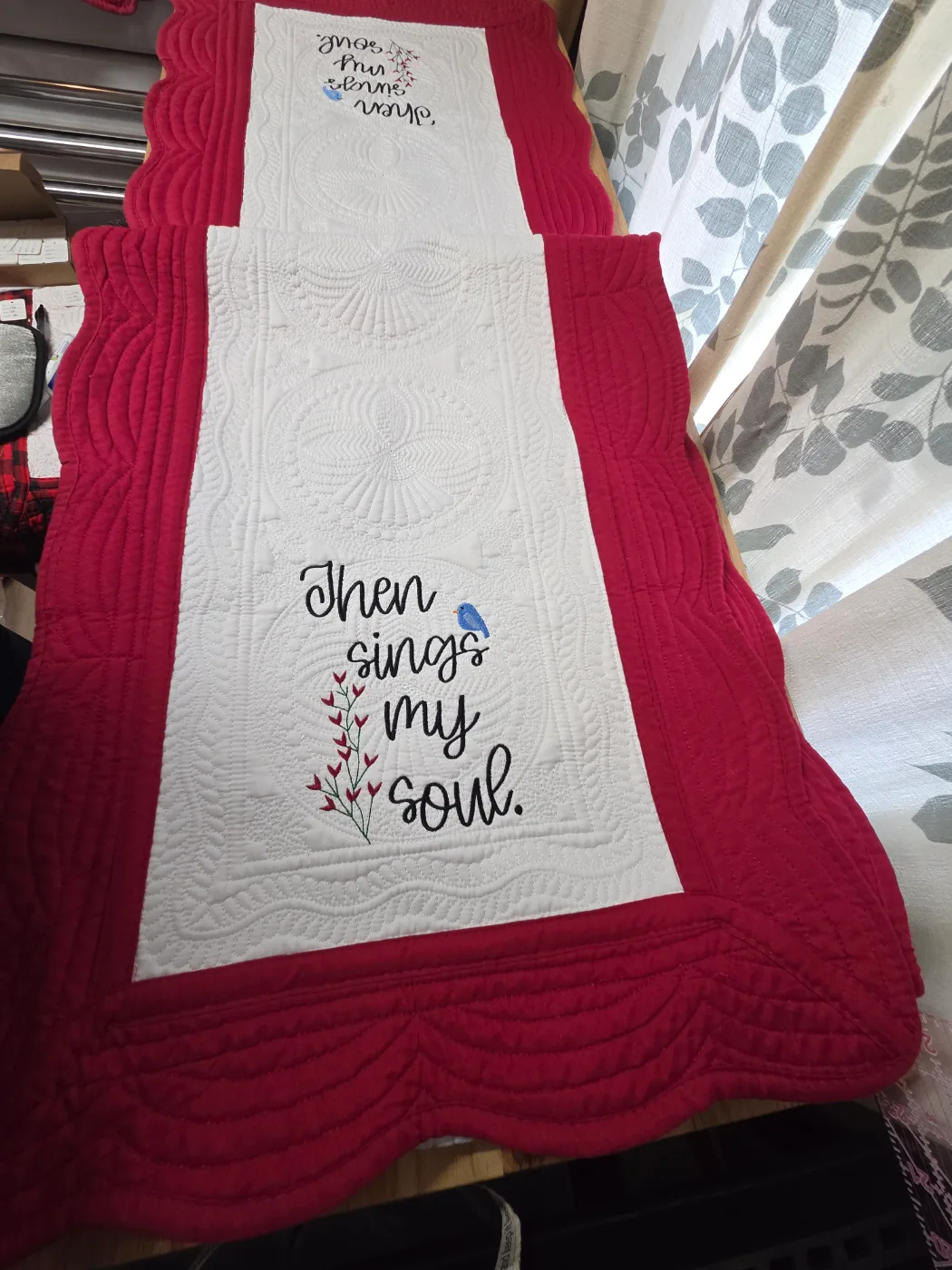 Then Sings My Soul Table Runner