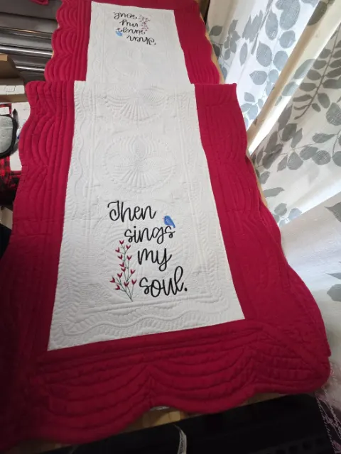 Then Sings My Soul Table Runner