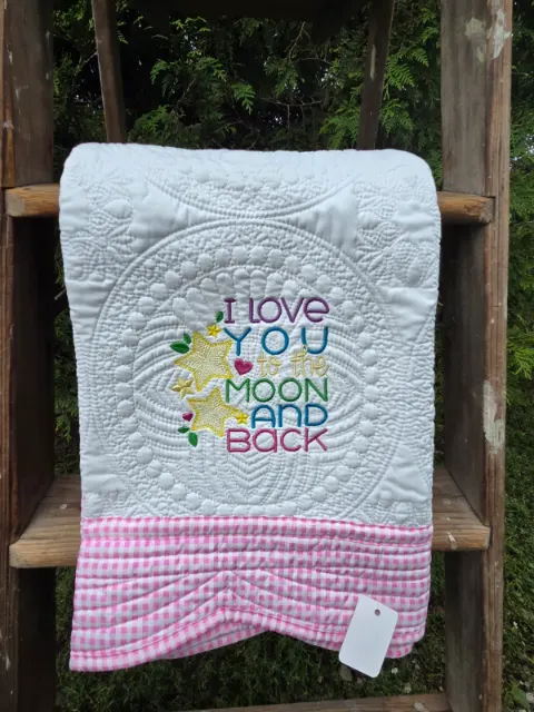Love you to the Moon Baby Quilt