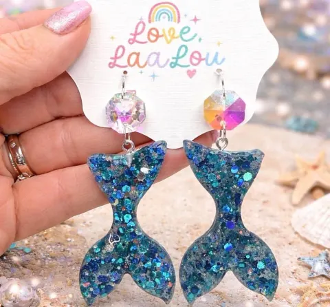 Mermaid Tail Earrings