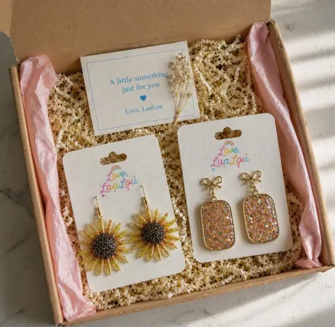 Curated Earring Gift Boxes Birthday
