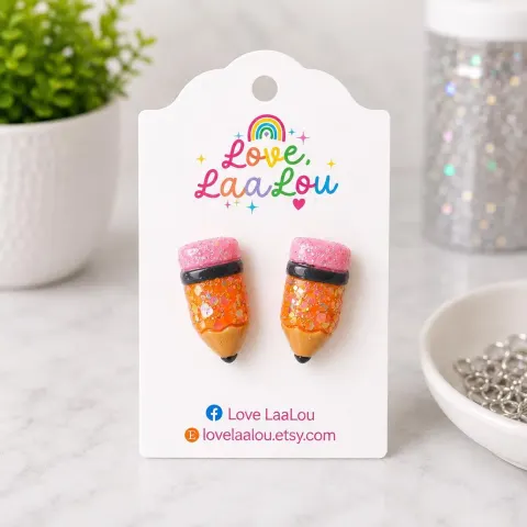 Teacher Pencil Earrings