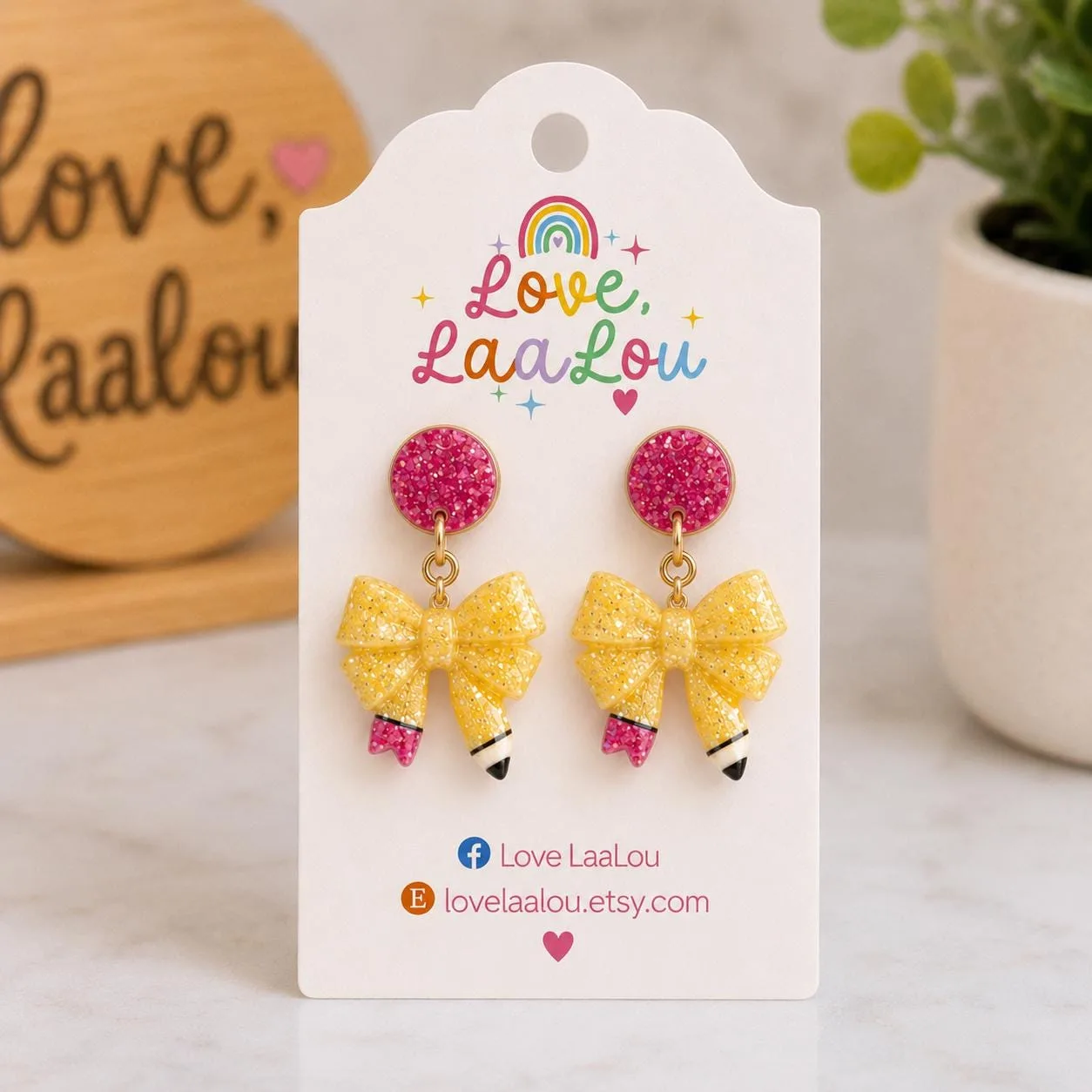 Teacher Pencil Earrings